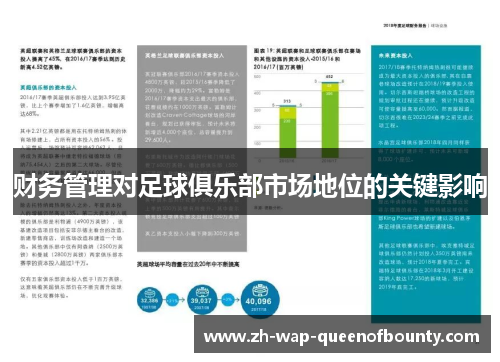 财务管理对足球俱乐部市场地位的关键影响